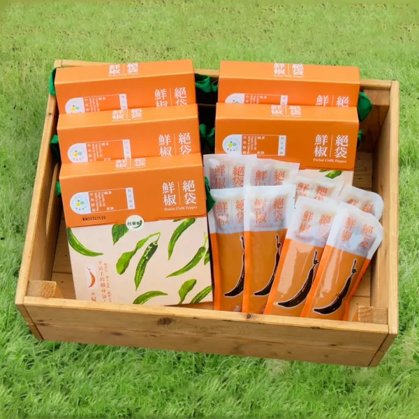 【農場有禮】絕袋鮮椒-剝皮辣椒(480g/8入/盒)